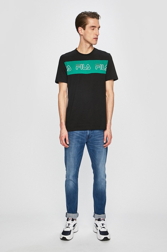 Fila - T-shirt 687129 czarny AW19