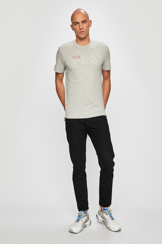 Fila - Pánske tričko 687137 sivá AW20