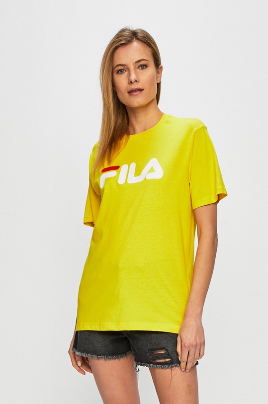 Fila - T-shirt 681093 żółty SS21