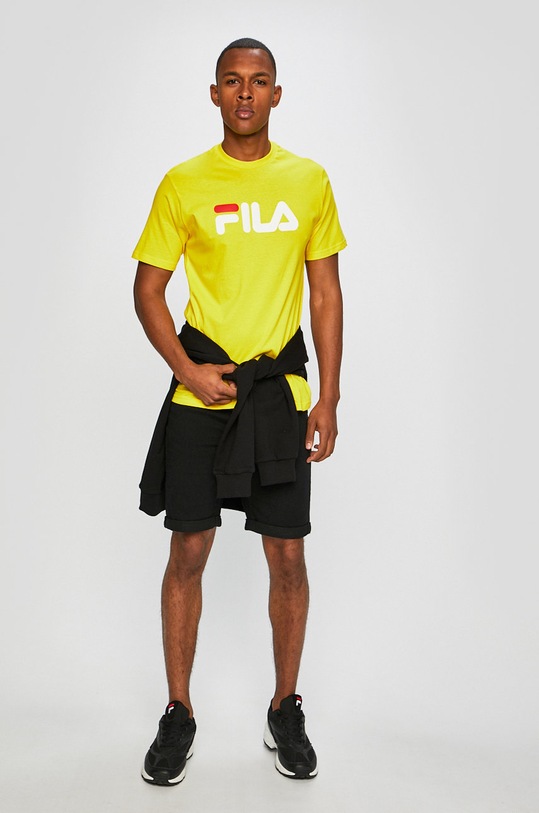Fila - T-shirt 681093 żółty