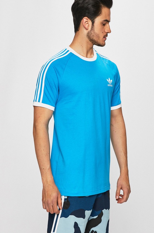 adidas Originals - T-shirt DZ4587 pamut kék DZ4587