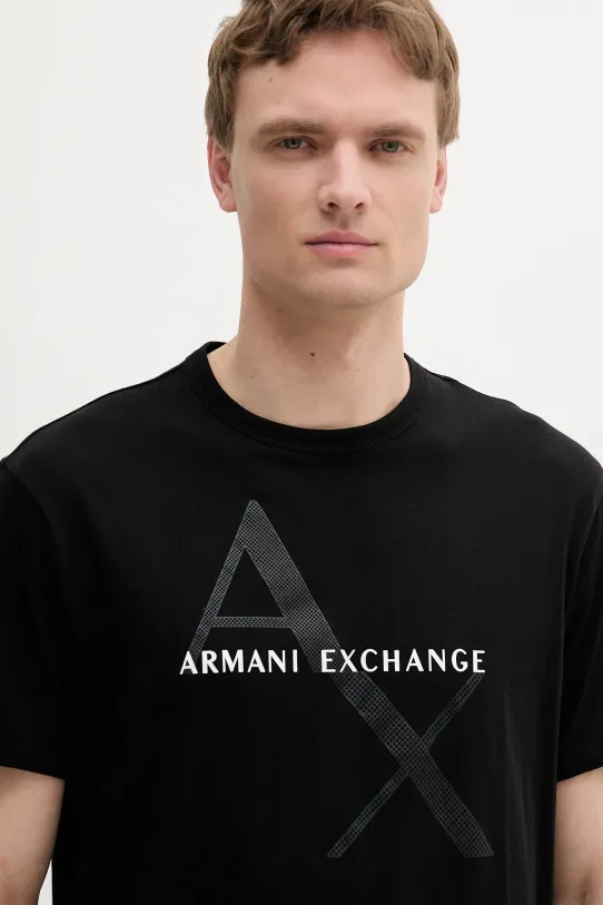 Ρούχα Armani Exchange - Μπλουζάκι 8NZT76.Z8H4Z μαύρο