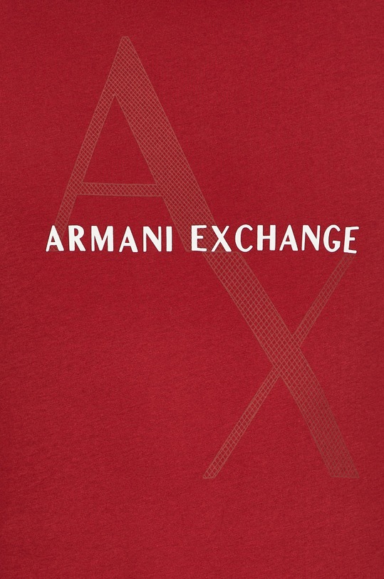 Armani Exchange - Pánske tričko 8NZT76.Z8H4Z červená