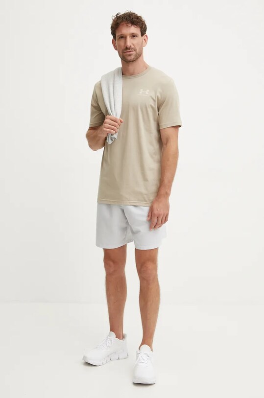 Тениска Under Armour SPORTSTYLE LEFT CHEST 1326799. бежов SS25