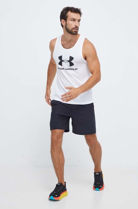 Under Armour t-shirt 1329589 biały AW23