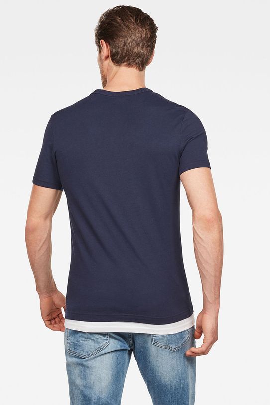 Одяг G-Star Raw - Футболка D15104.336.6067 темно-синій