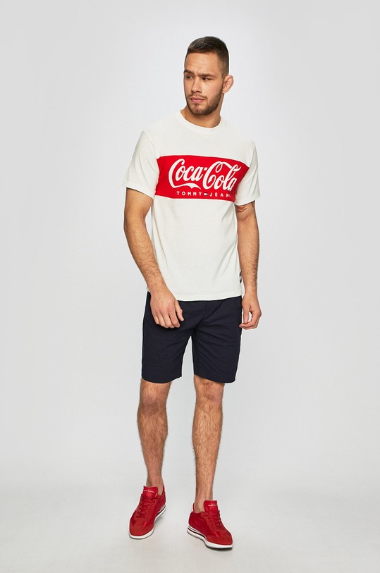 Tommy Jeans - Póló x Coca Cola DM0DM06692 fehér SS19