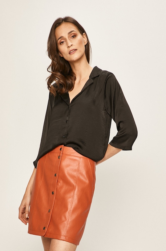 Jacqueline de Yong - Koszula trzy czwarte czarny 15197550