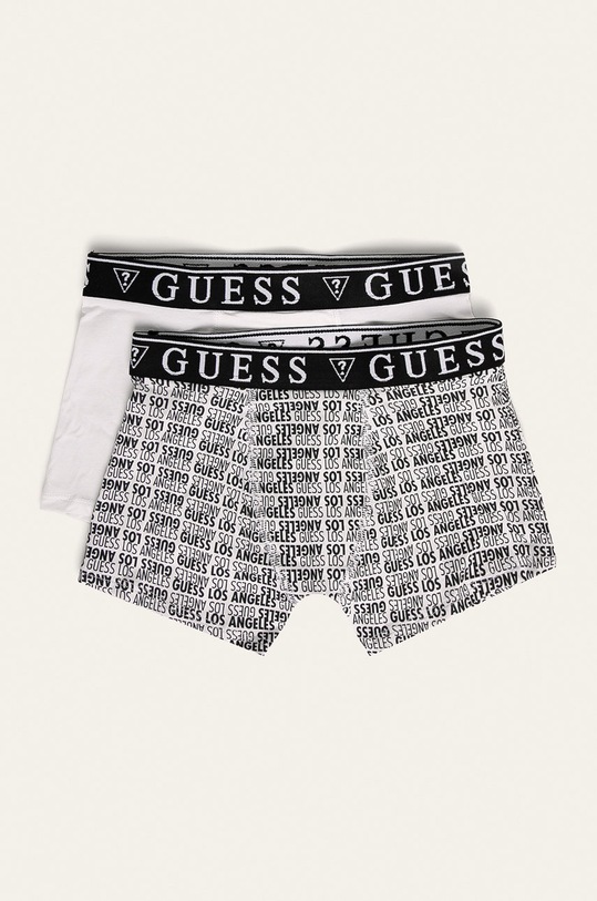 Guess Jeans - Dětské boxerky 113-166 cm (2 pack) hladký bílá L93G03.JR003