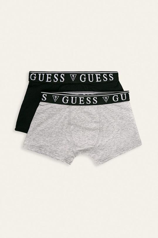 Guess Jeans - Bokserki dziecięce 113-166 cm (2 pack) bokserki dopasowane czarny L93G04.JR003