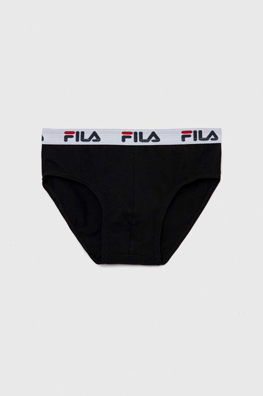 Fila - Dětské boxerky 125-157 cm přiléhavé boxerky černá FU1001