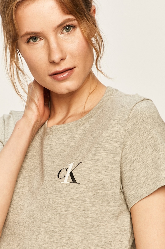 Calvin Klein Underwear cămașă de pijama 000QS6358E gri AA00