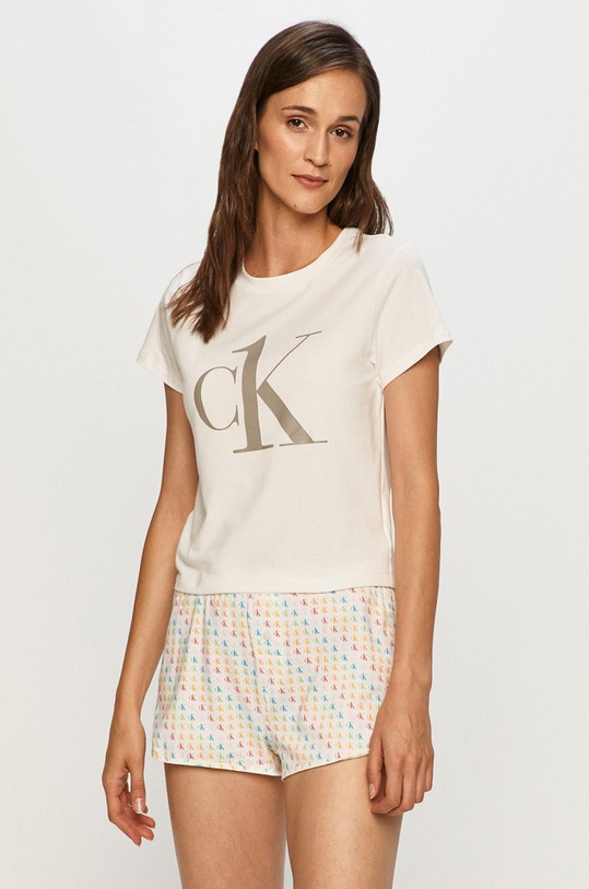 Calvin Klein Underwear Pijama set alb 000QS6443E