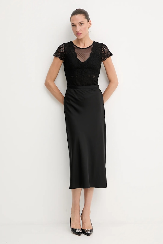 Morgan - Μπλουζάκι 201.DONAO.N μαύρο AW25