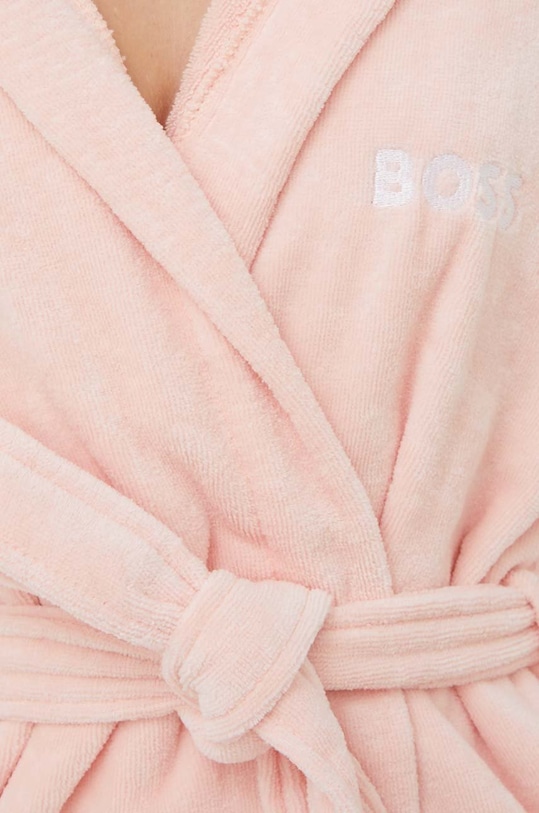 Hugo Boss Халат PLAIN.WOMEN розов