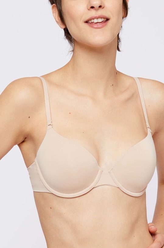 Etam biustonosz Pure Fit dzianina beżowy 639989181