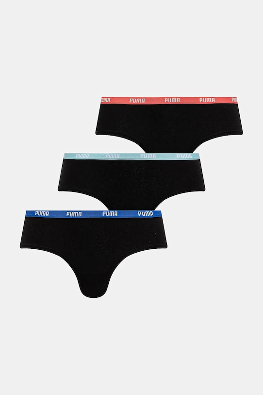 Puma figi 3-pack dzianina czarny 907592