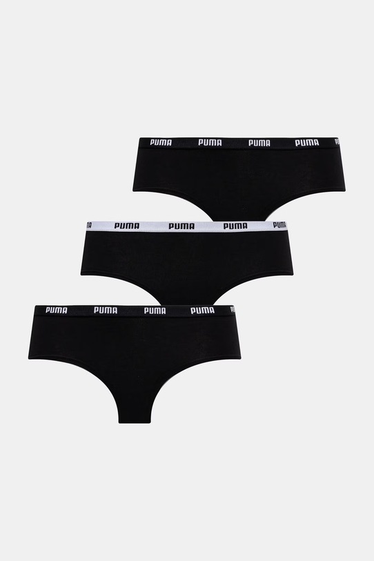 Puma figi 3-pack dzianina czarny 907592