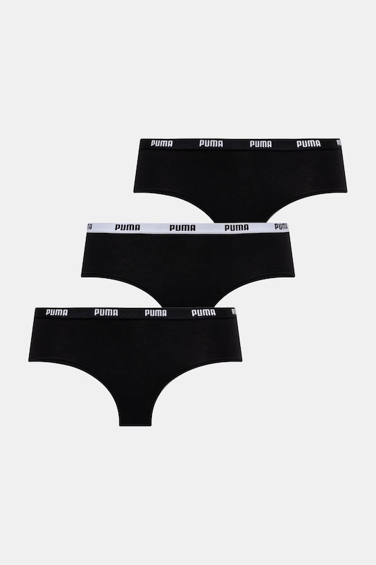 Puma figi 3-pack dzianina czarny 907592