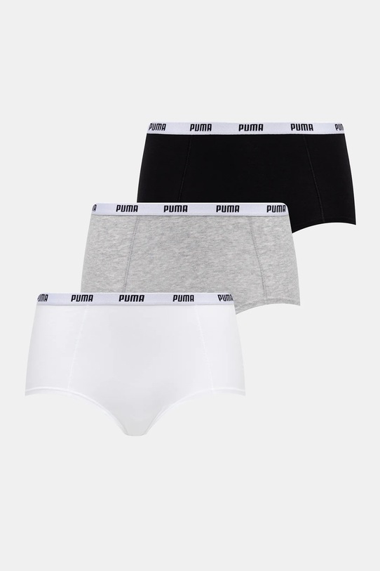 Puma spodnjice (3-pack) Pletenina črna 907591