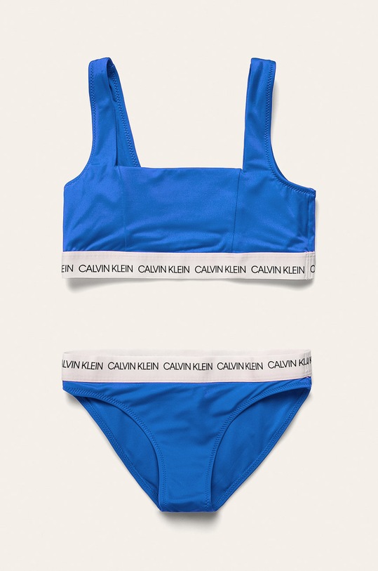 Calvin Klein - Dětské plavky 128-176 cm měkké modrá G80G800298