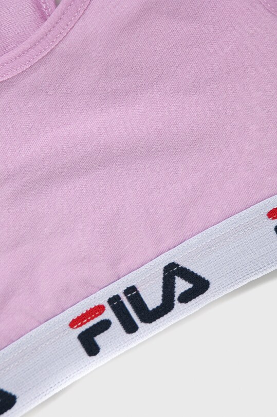 Fila - Biustonosz sportowy dziecięcy FU2000 różowy SS22