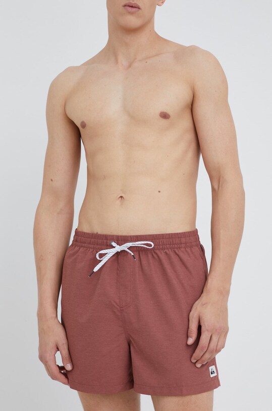 Quiksilver pantaloni scurti de baie burgundia EQYJV03531
