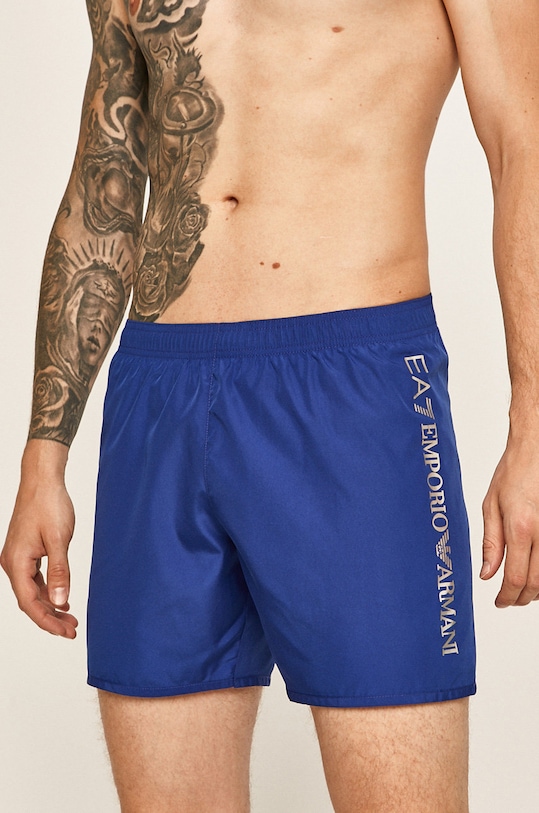 Plavkové šortky EA7 Emporio Armani modrá 902035.CC720