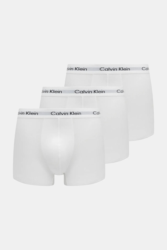 Boxerky Calvin Klein Underwear 3-pak bavlna biela 000NB1770A