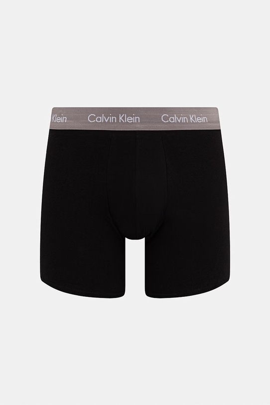 Calvin Klein Underwear boxerky pánské bavlněné s elastanem 3-pack 000NB1770A černá AA00