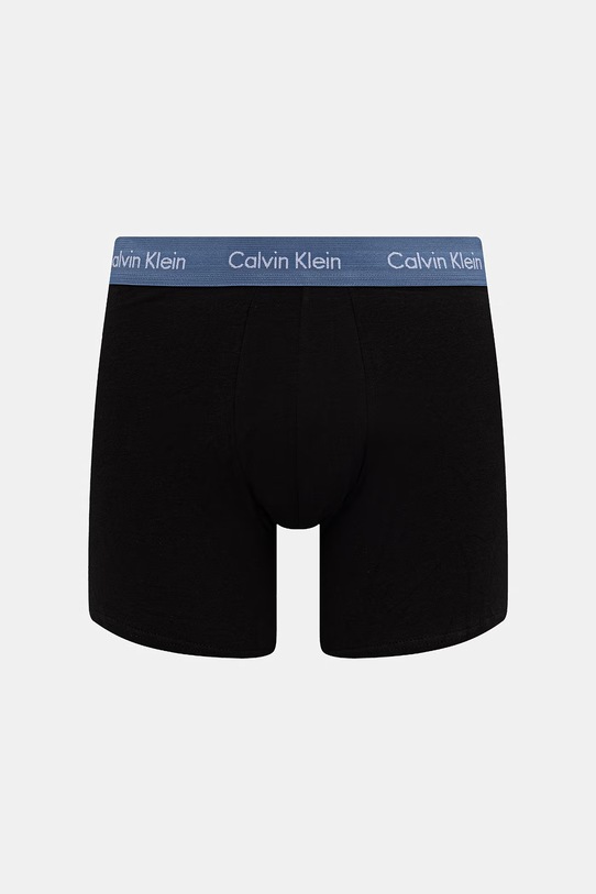 Calvin Klein Underwear boxerky pánské bavlněné s elastanem 3-pack černá 000NB1770A