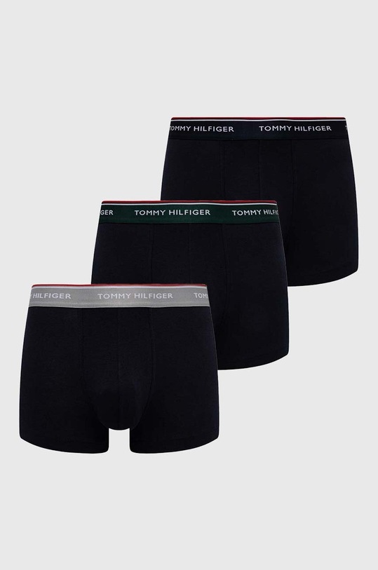 Boxerky Tommy Hilfiger 3-pack pletenina černá UM0UM01642