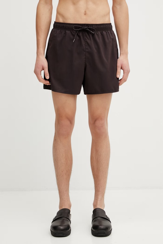 Lacoste szorty kąpielowe Planet friendly brązowy MH6270