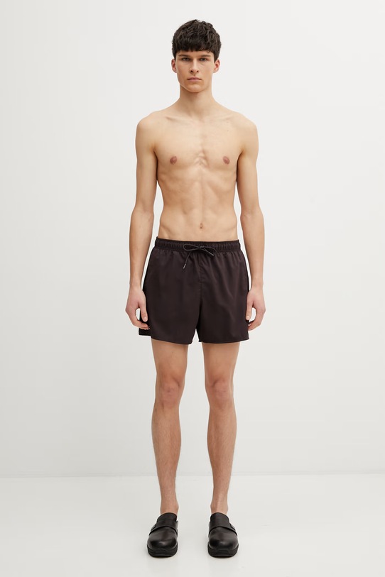 Lacoste szorty kąpielowe MH6270 brązowy