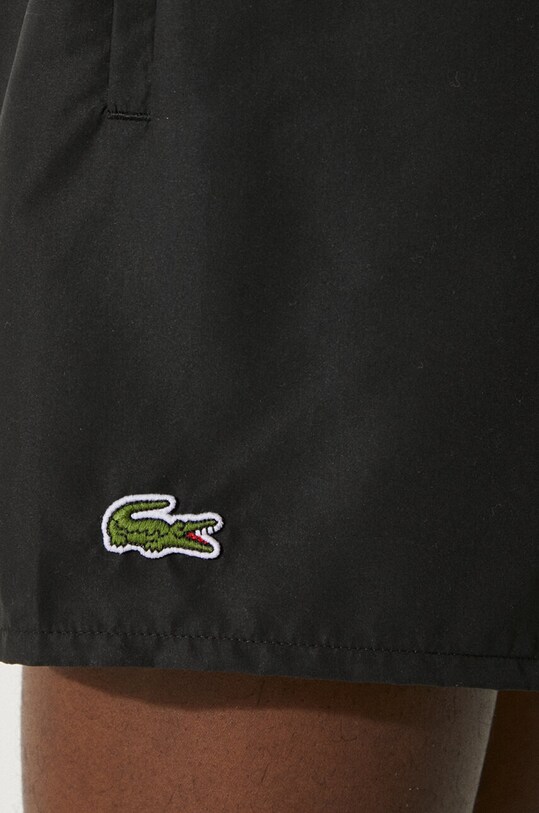 Kratke hlače za kupanje Lacoste crna MH6270