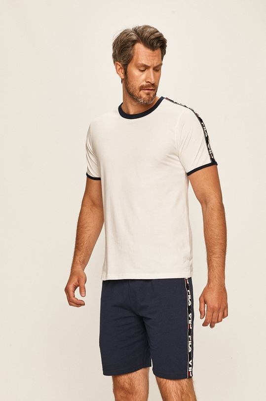 Fila - Piżama dzianina biały FPS1034