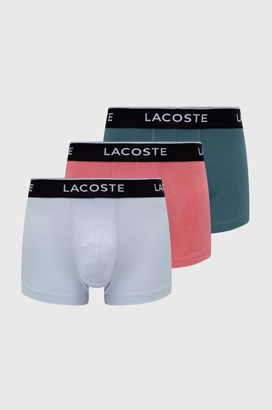 Lacoste bokserki 3-pack nadruk multicolor 5H3389
