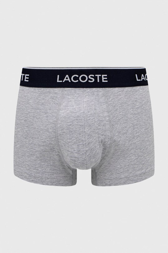 Боксерки Lacoste (3 чифта) 5H3389 сив AW24