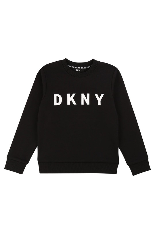 Dkny - Dětská mikina 116-152 cm bez kapuce černá D25C92