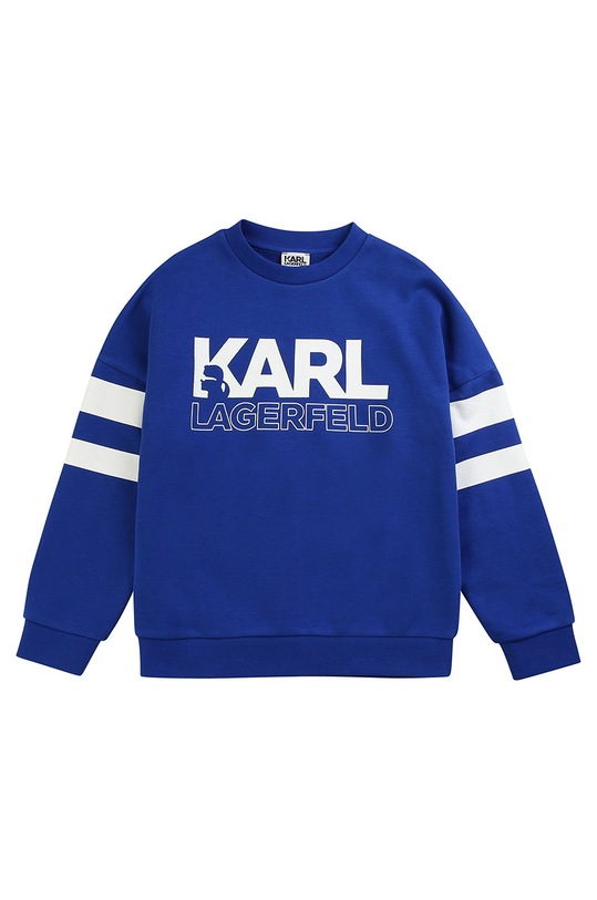 Karl Lagerfeld - Bluza dziecięca 114-150 cm Z25237 z elastanem niebieski Z25237