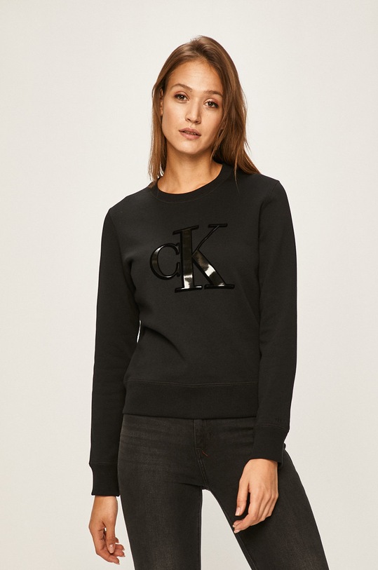 Calvin Klein Jeans - Bluza print negru J20J212945