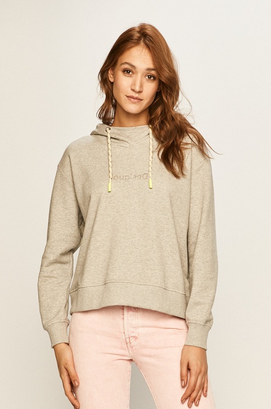 Desigual - Bluza print gri 20SWSK08