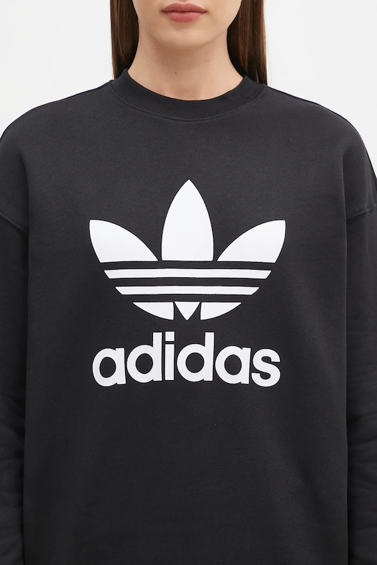 adidas Trefoil Crew Sweatshirt Black nero FM3272