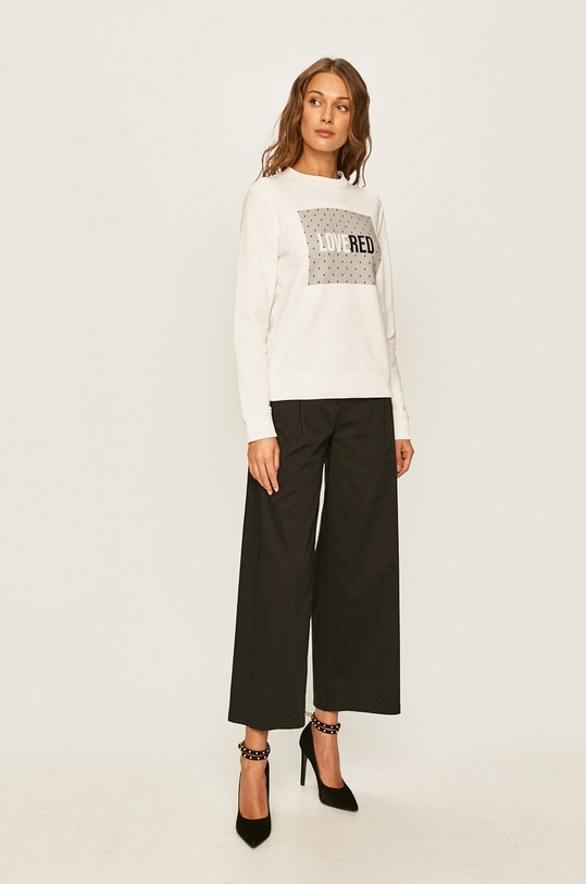 Red Valentino - Mikina TR3MF03T517 biela SS20