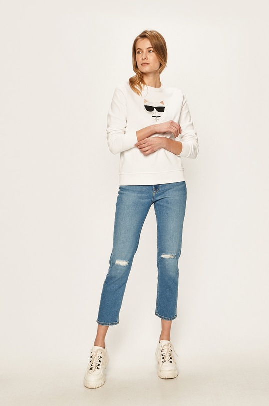 Karl Lagerfeld - Bluza 201W1804 alb SS20