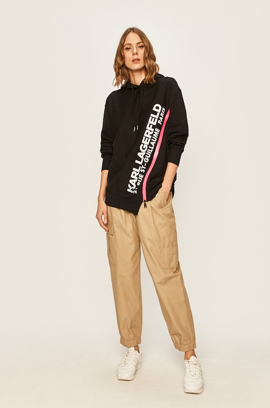 Karl Lagerfeld - Mikina 201W1850 čierna SS20