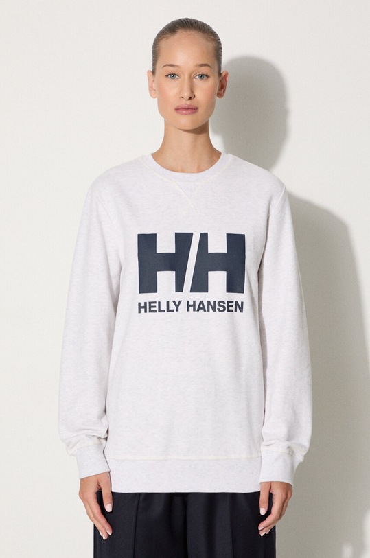 Суичър Helly Hansen надпис сив 34003