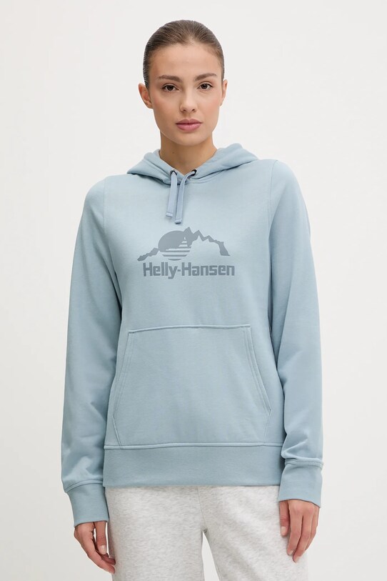 Mikina Helly Hansen NORD GRAPHIC s kapucňou modrá 62981