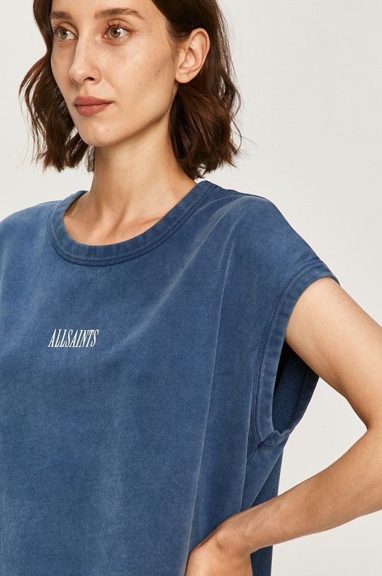 AllSaints - Mikina modrá WG470S