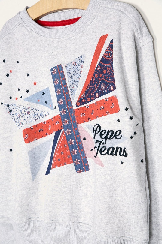 Dziewczynka Pepe Jeans - Bluza dziecięca Dalia 128-178/180 cm PG581034 szary